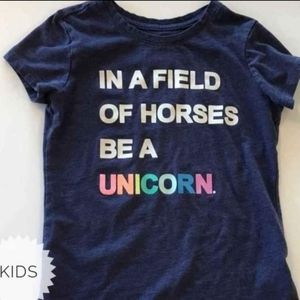 New w tags. in a field full of horses be a unicorn